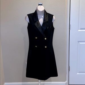 Black wrap around dress